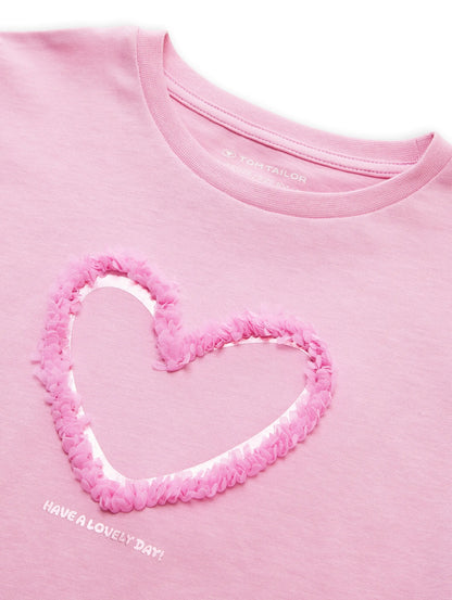 Tom Tailor Kids T-Shirt Mädchen Rosa Mokkini