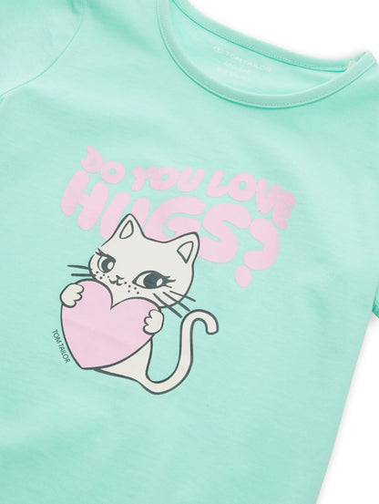 Tom Tailor Kids T-Shirt Mädchen Mint Mokkini