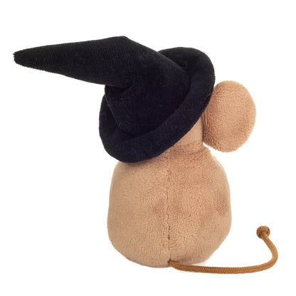 Halloweenmaus m. Gespenst 11 cm - Plüschtier - Stofftier