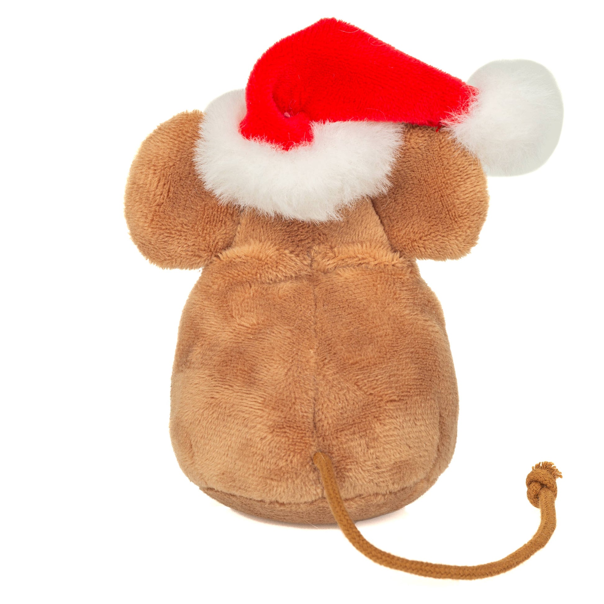 Weihnachtsmaus mit Keks 11 cm - Plüschtier - Stofftier