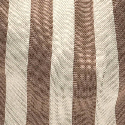 LOT83 Shopper Lois 23 Creme Taupe gestreift – Detailansicht