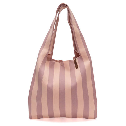 LOT83 Shopper Lois 66 Rosa Beige gestreift
