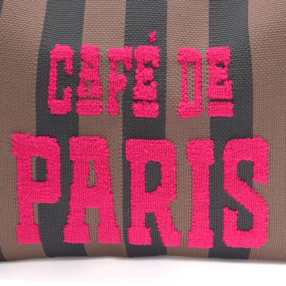 LOT83 Shopper Rebell Loïs 05 Café gestreift – Detailansicht