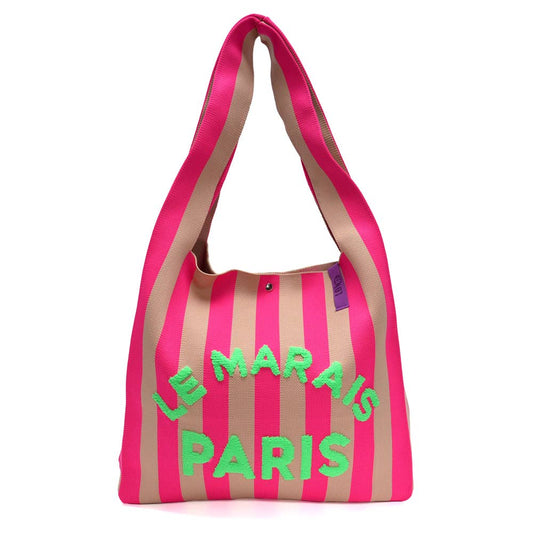 LOT83 Rebel Loïs 16 Shopper Pink Beige Paris