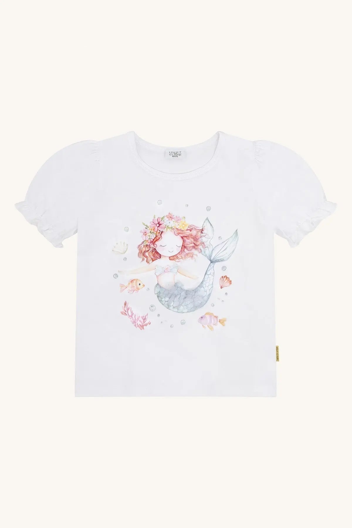 Hust & Claire Mädchen T-Shirt Weiß Meerjungfrau