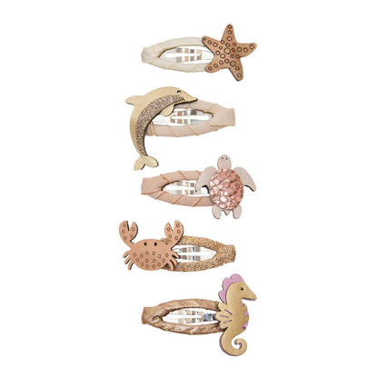 Mimi & Lula Ocean Haarspangen Set Metallic
