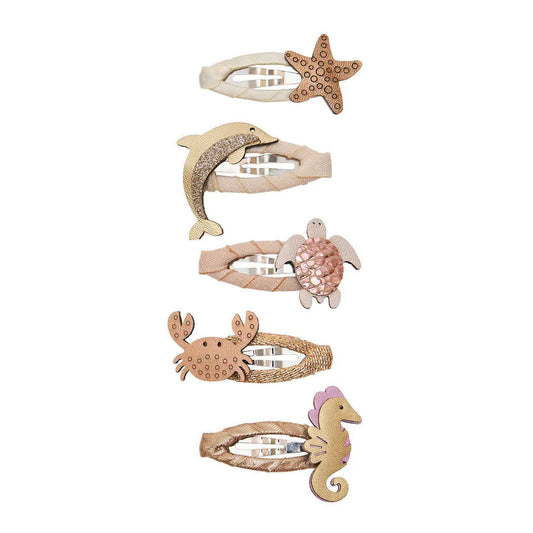 Mimi & Lula Ocean Haarspangen Set Metallic