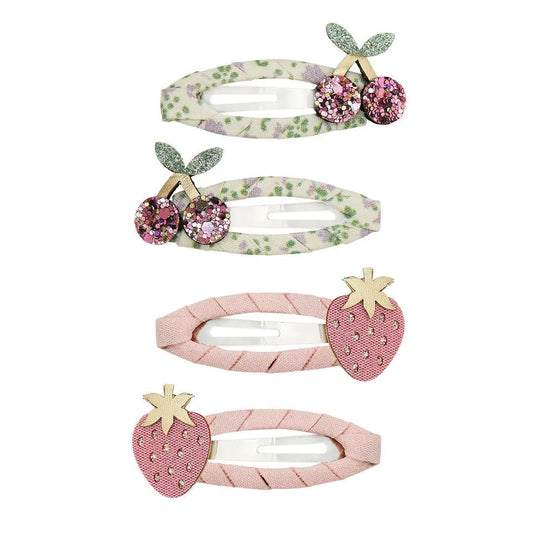Mimi & Lula Bunte Früchte Haarspangen Set