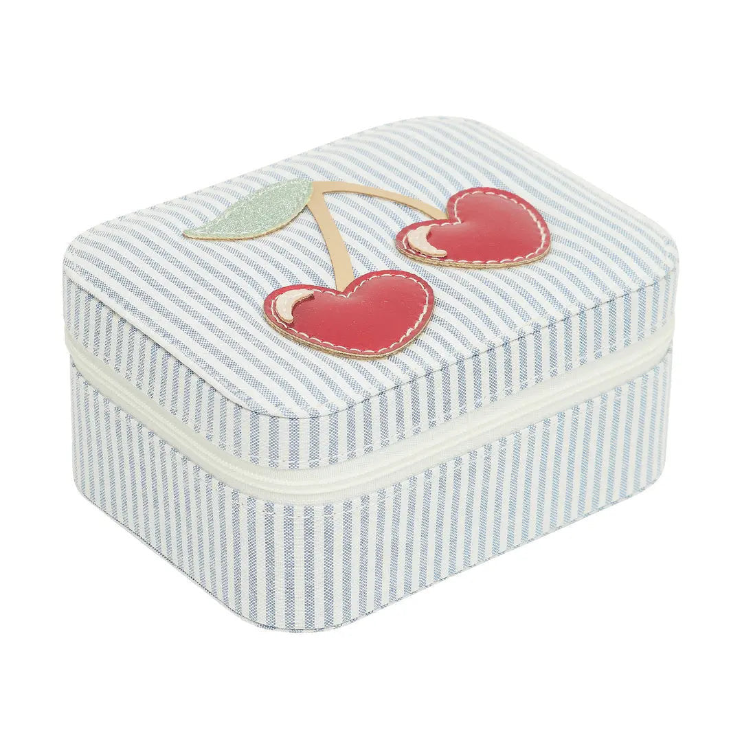 Mimi & Lula Kinder Schmuckbox Kirschen Blau