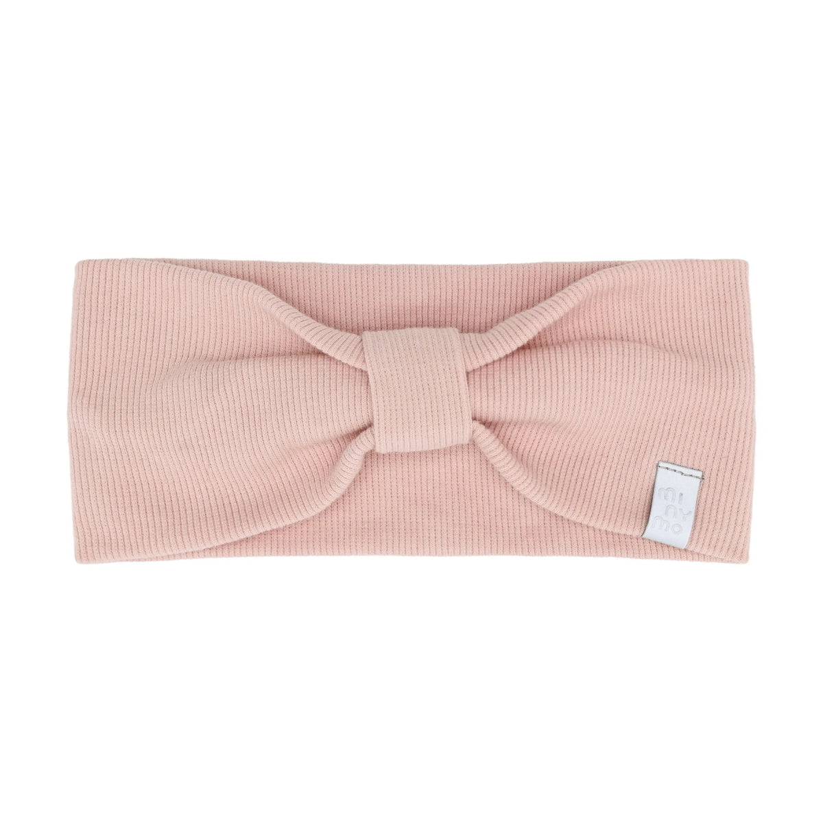 Minymo Mädchen Stirnband Rosa – Rippstruktur mit Schleife