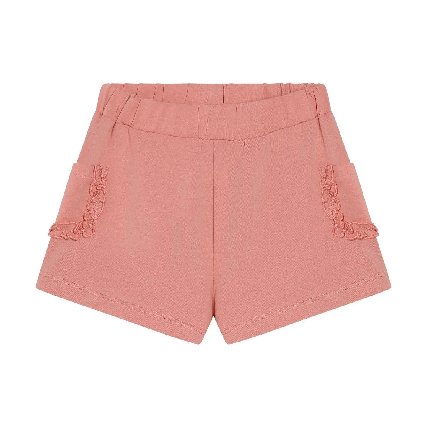 Minymo Mädchen Shorts Rosa mit Rüschen | Bio-Baumwolle