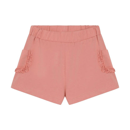 Minymo Mädchen Shorts Rosa mit Rüschen | Bio-Baumwolle