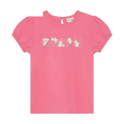 Minymo Mädchen T-shirt Kurzarm Rosa