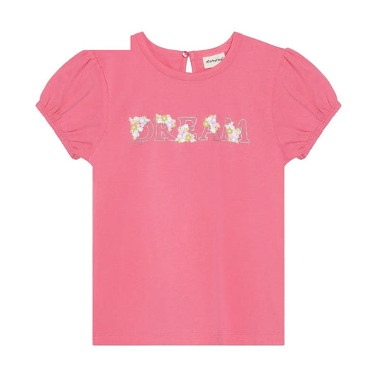 Minymo Mädchen T-shirt Kurzarm Rosa