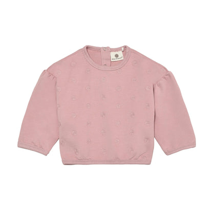 En Fant Baby Mädchen Sweatshirt Rosa Blumenmuster