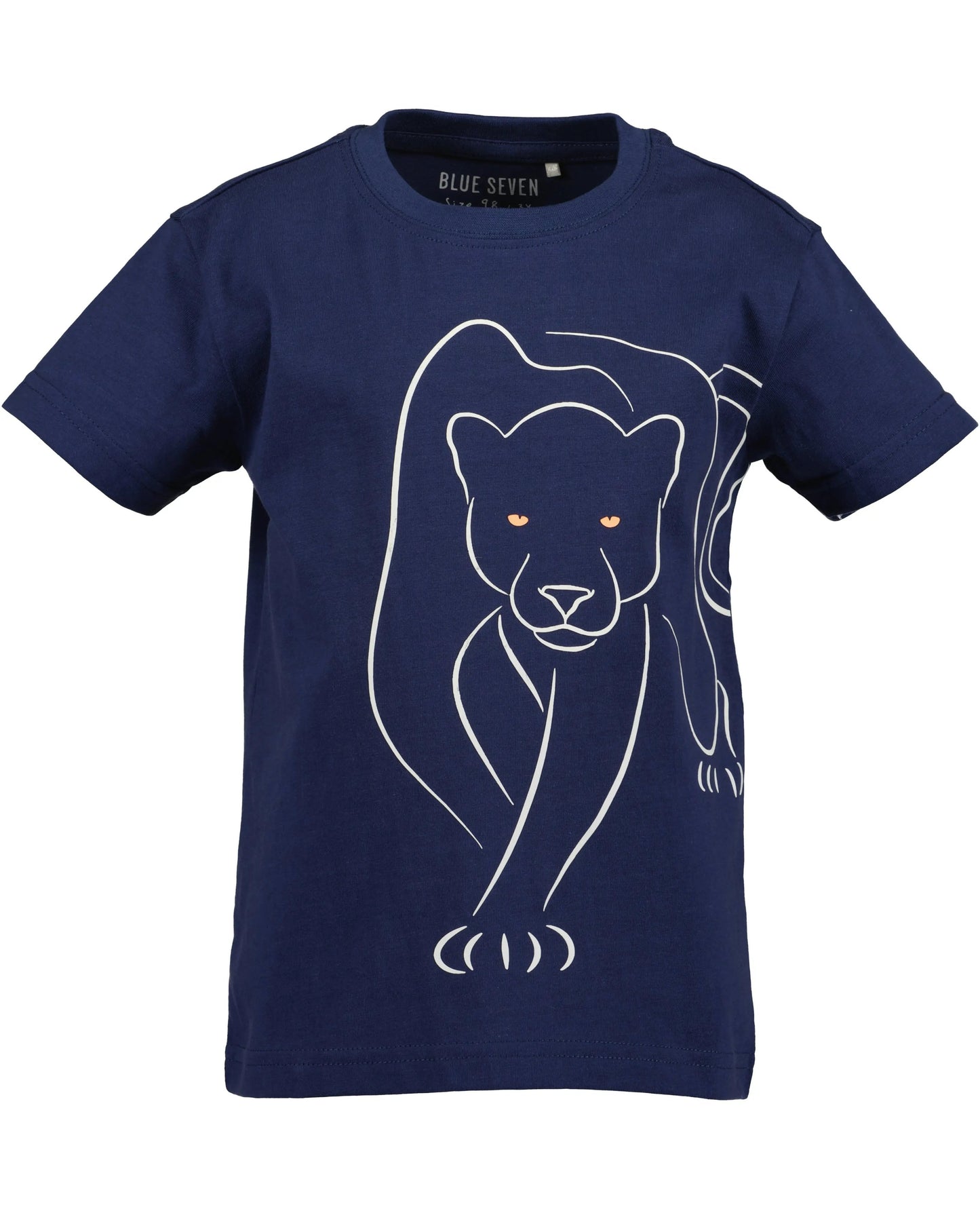 Blue Seven Jungen T-Shirt Dunkelblau Panther
