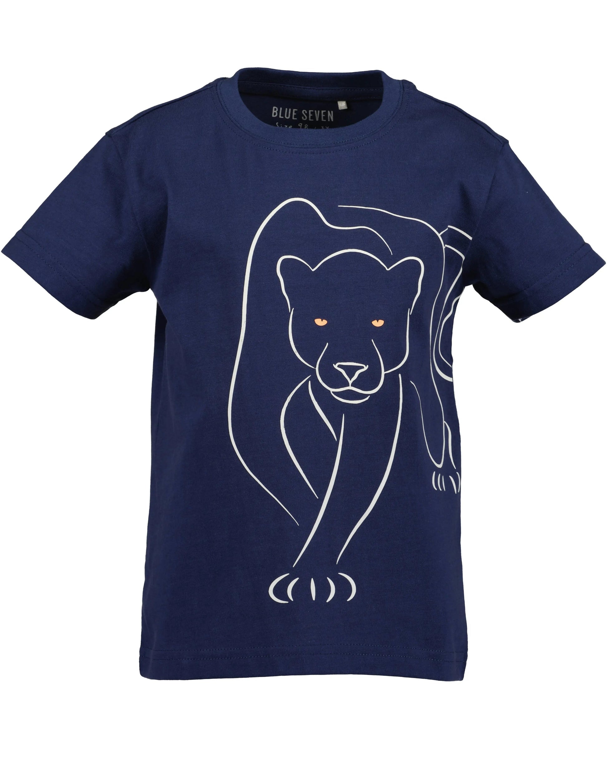 Blue Seven Jungen T-Shirt Dunkelblau Panther