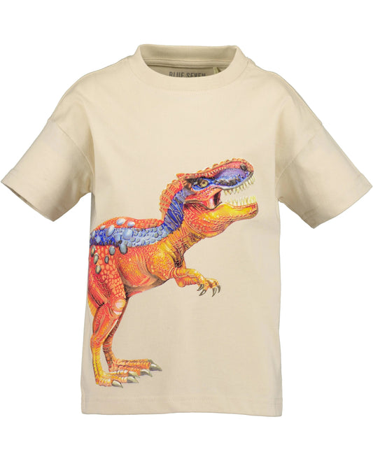 Blue Seven Jungen T-Shirt Beige Dinosaurier
