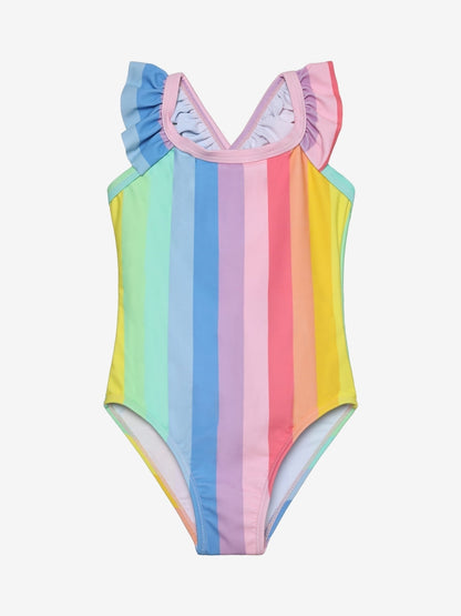 Color Kids Mädchen Badeanzug – Pink Lemonade mit Rüschen