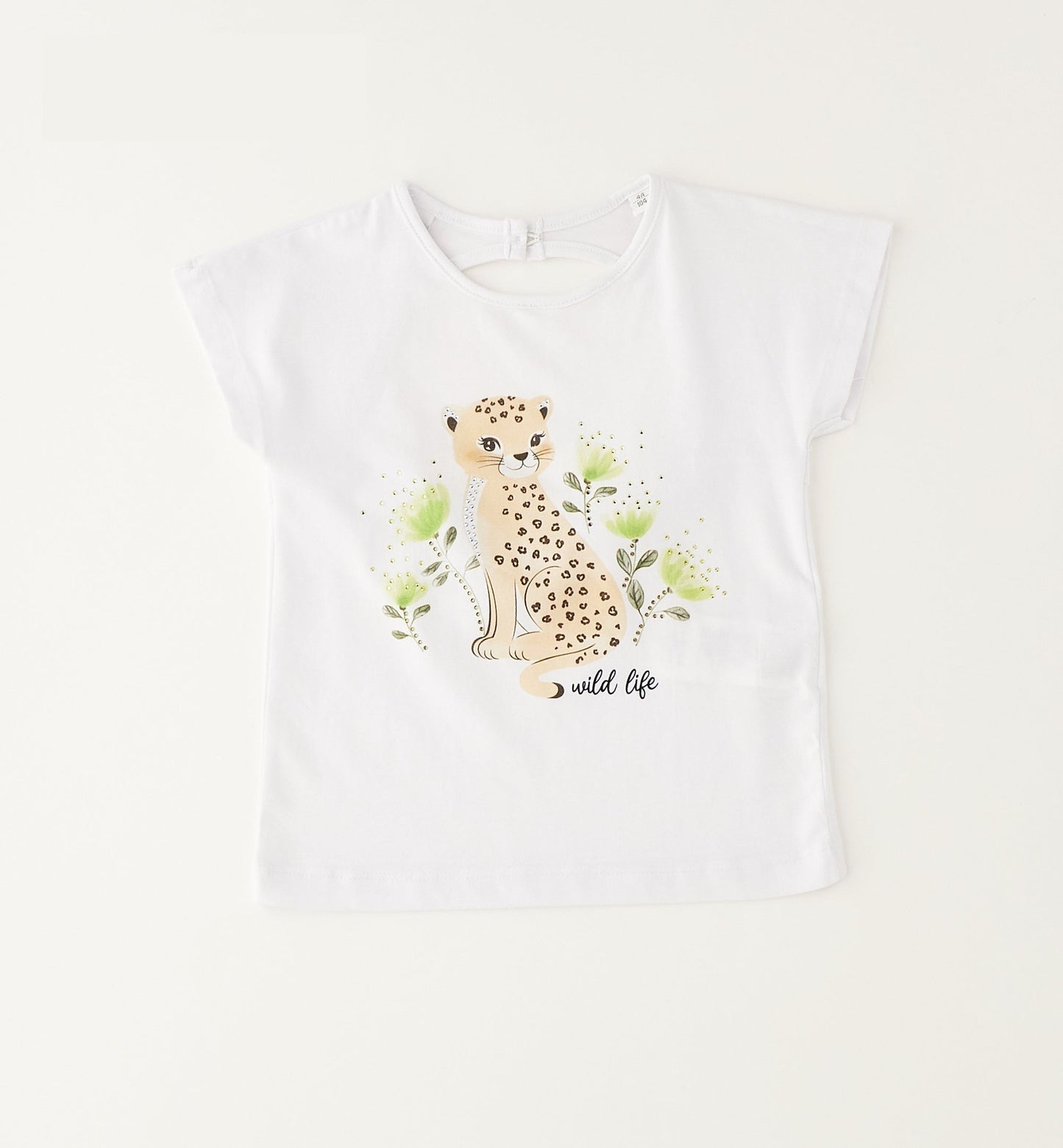 iDO Mädchen T-Shirt mit Baby Leopard Print