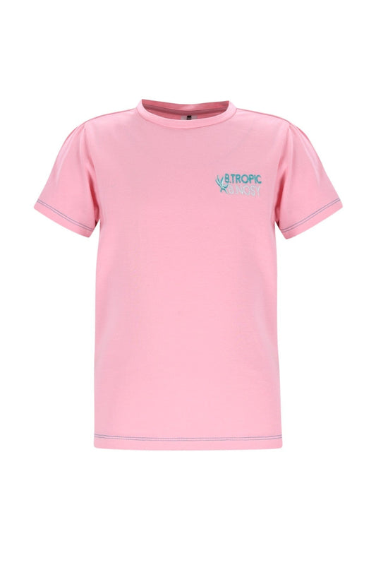 B.Nosy Mädchen T-Shirt Candy – Rückenprint Palme