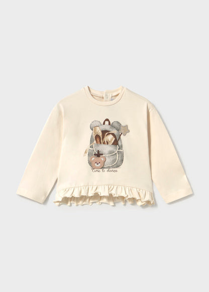 Mayoral Baby Mädchen Shirt langarm play Soja