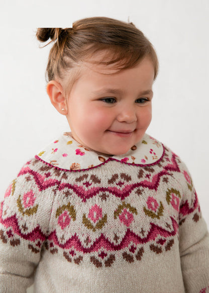 Mayoral Baby Mädchen Pullover jacquard Rohweiss