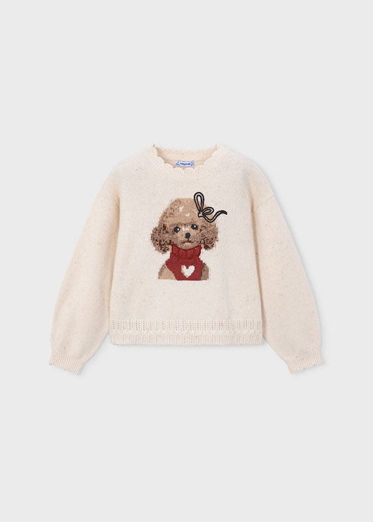 Mayoral Mädchen Pullover Rohweiss