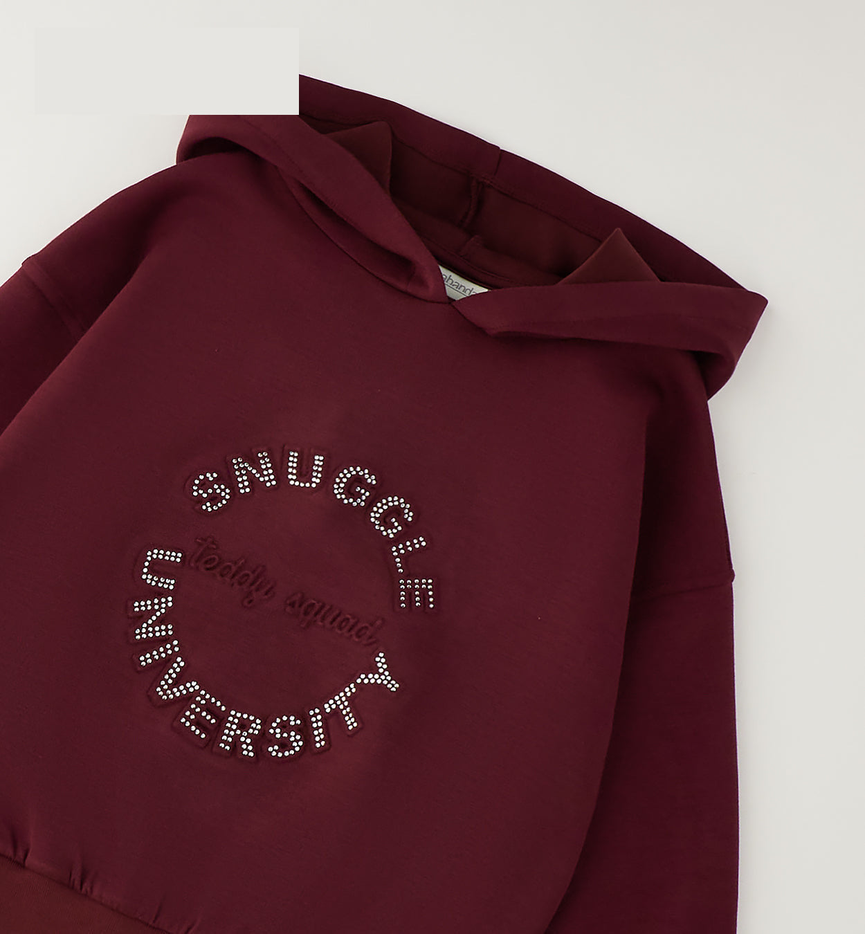 Sarabanda Mädchen Hoodie Burgundy mit Strass-Schriftzug