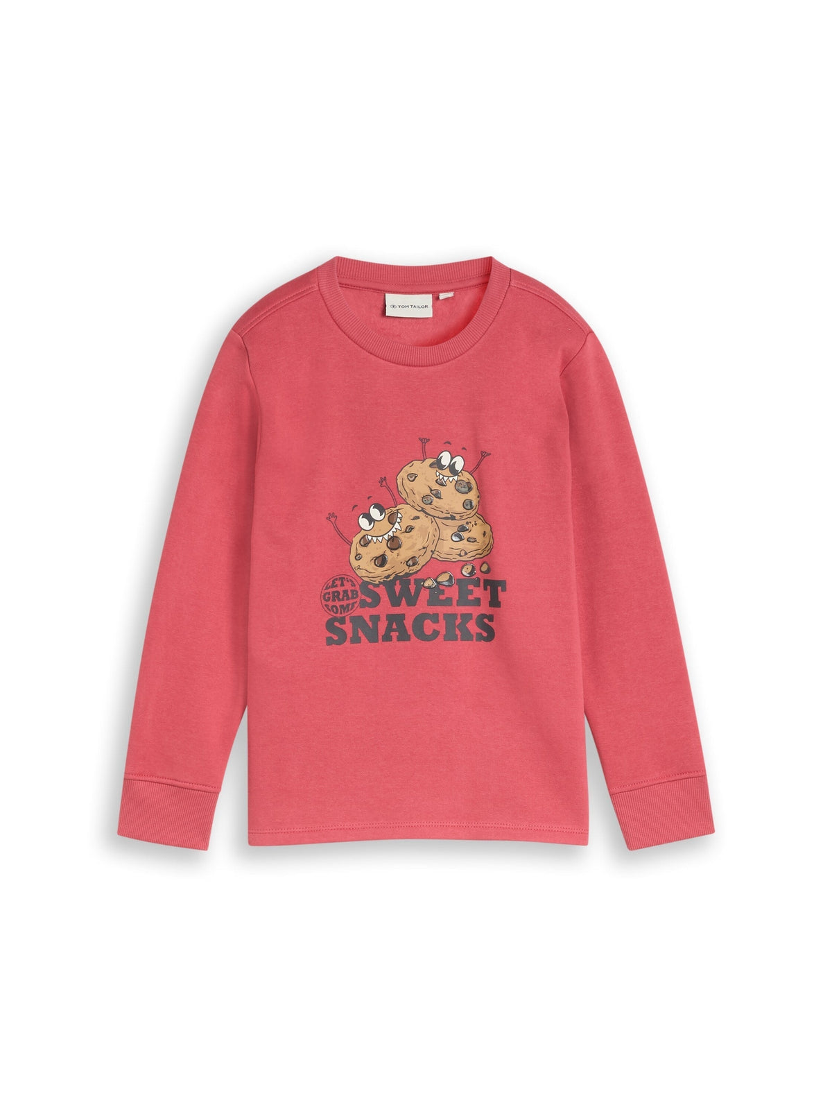 Tom Tailor Kids Sweatshirt mit Cookie-Print in Rot