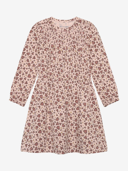 Minymo Mädchen Kleid mit Herzchenmuster