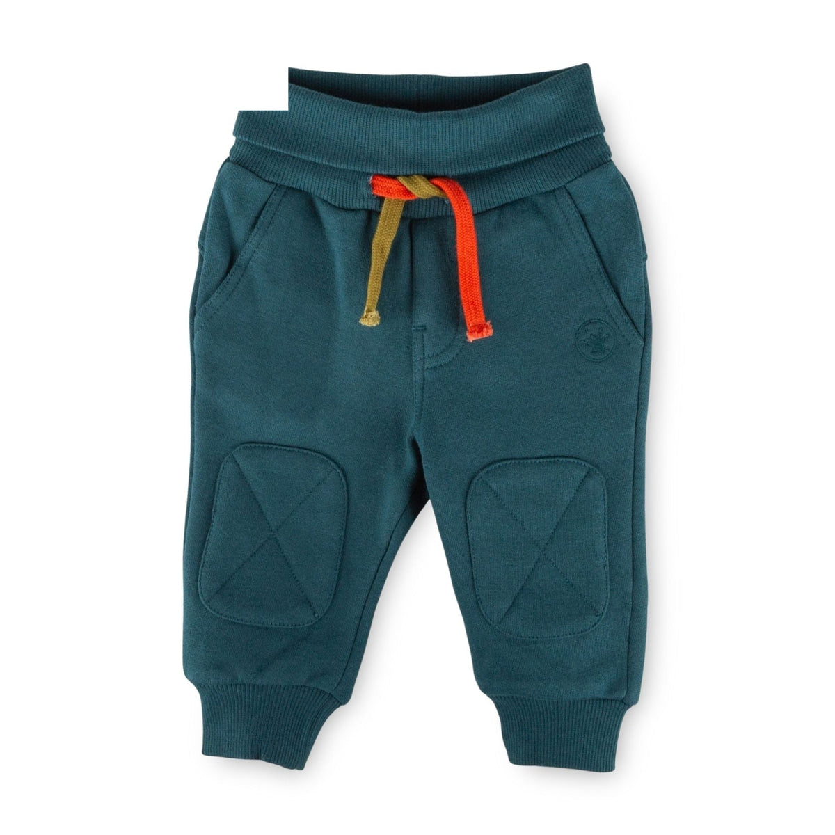 Sigikid Baby Sweathose Petrol mit Kniepatches