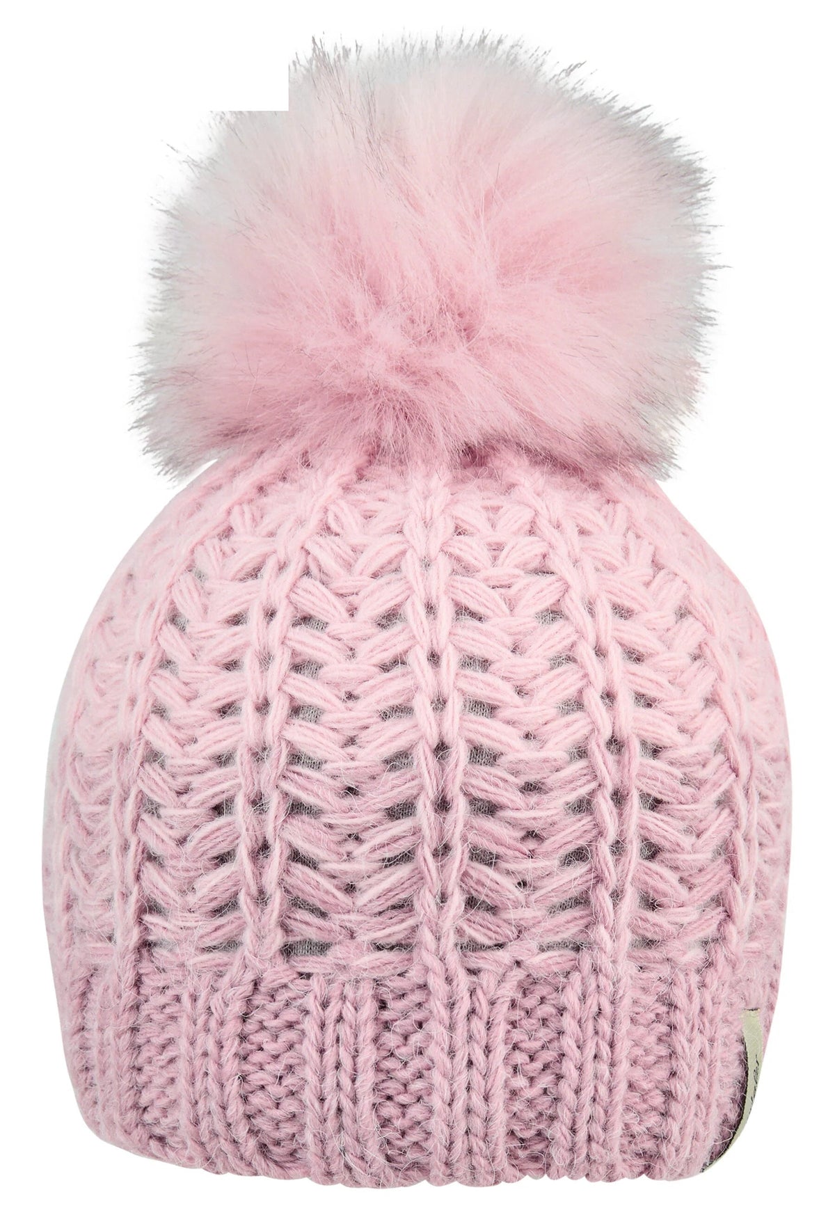 Sterntaler Kinder Strickmütze Farbverlauf Samtrosa