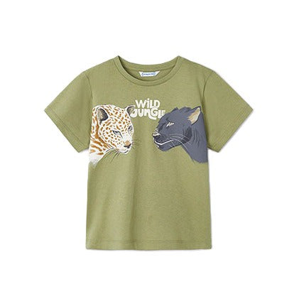 Mayoral Jungen T-Shirt mit "Zwei Wild Giganten" Motiv