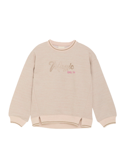 Minymo Sweatshirt mit Glitzerdetails