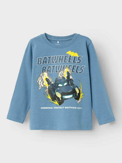 name it - Batman Langarmshirt | blau Mokkini Kindermode T-Shirt Langarm