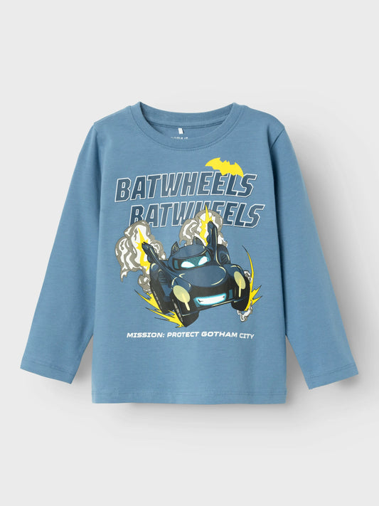 name it - Batman Langarmshirt | blau Mokkini Kindermode T-Shirt Langarm