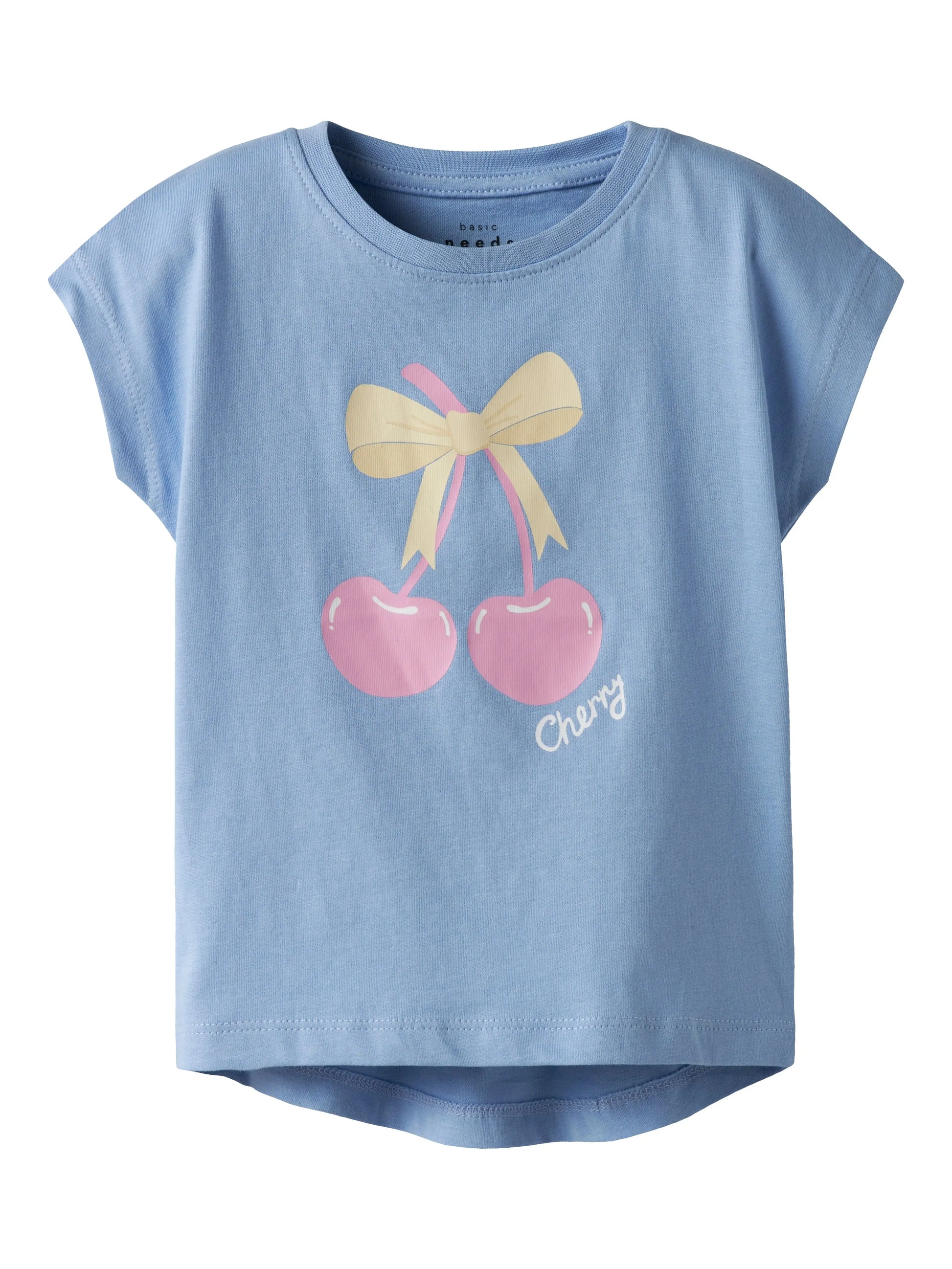name it - T-Shirt mit Kirschmotiv Mokkini Kindermode T-Shirt